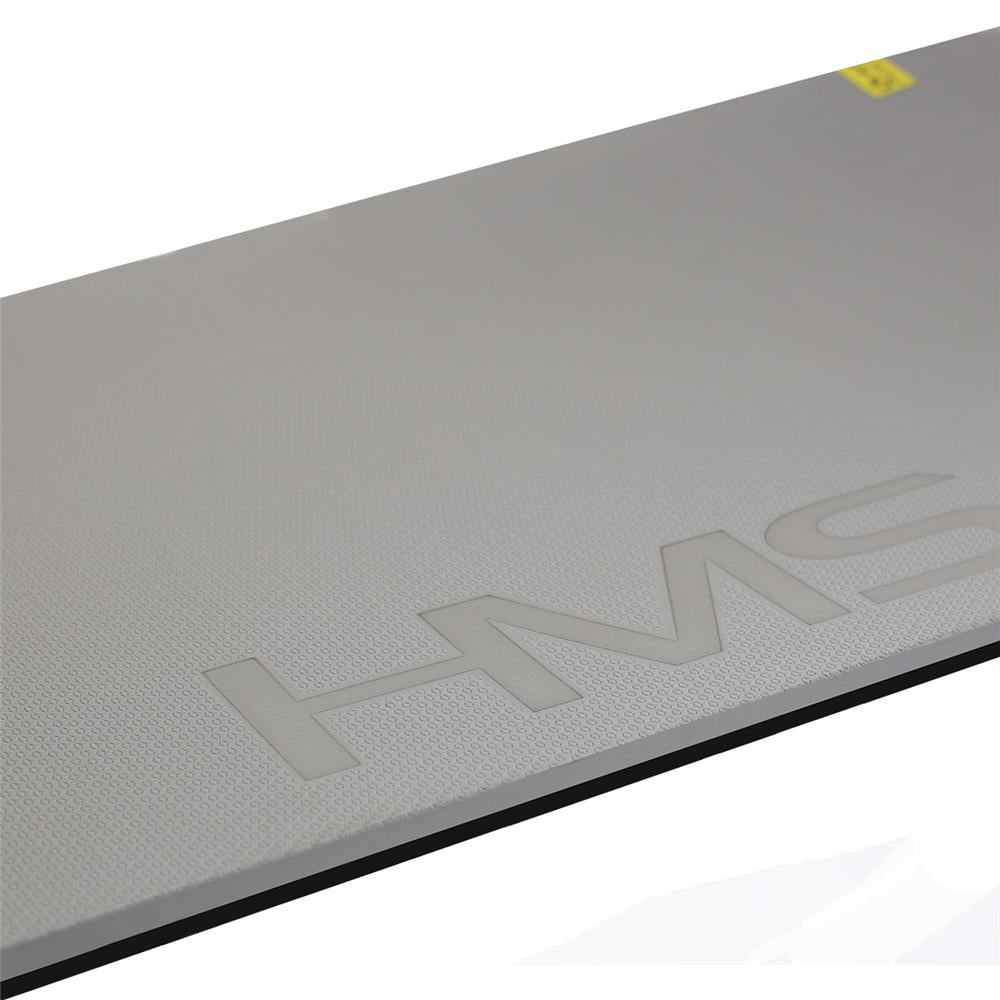 HMS Premium MFK02 Fitnessmatte 120x60 cm 20 mm Grau/Schwarz