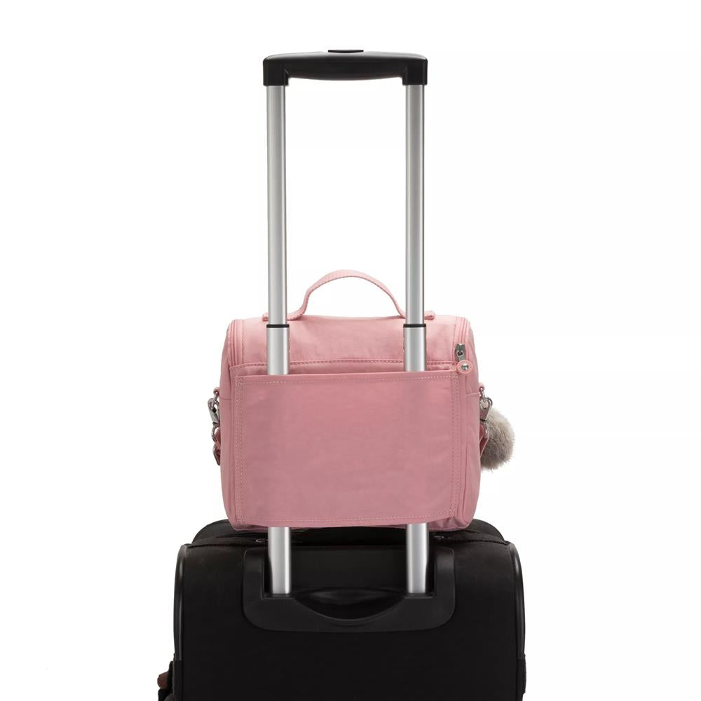 Kipling NEW KICHIROU, Frühstückstasche, Bridal Rose (rosa), Lunchbag mit Trolleyschlaufe