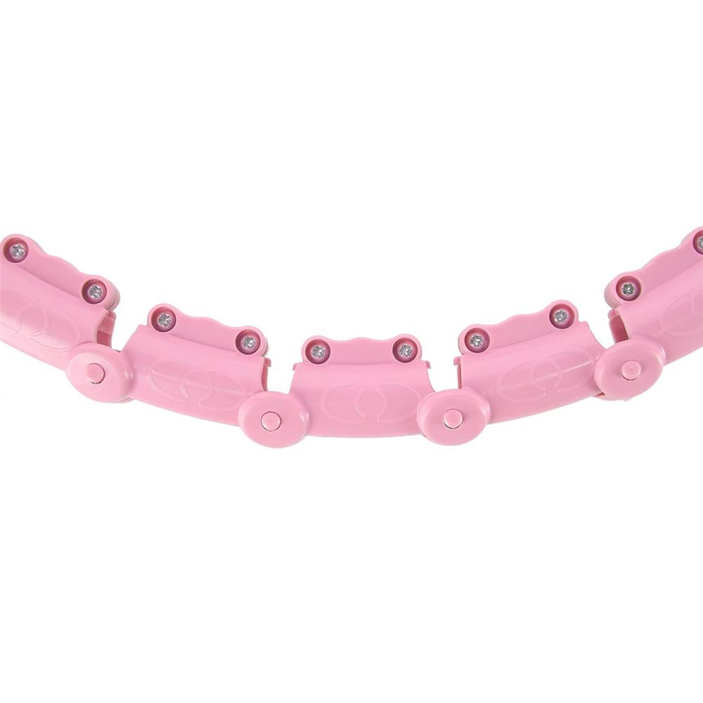 Hula Hoop Reifen Plus Size mit Gewicht und Massagefunktion Rosa | HMS HHW11