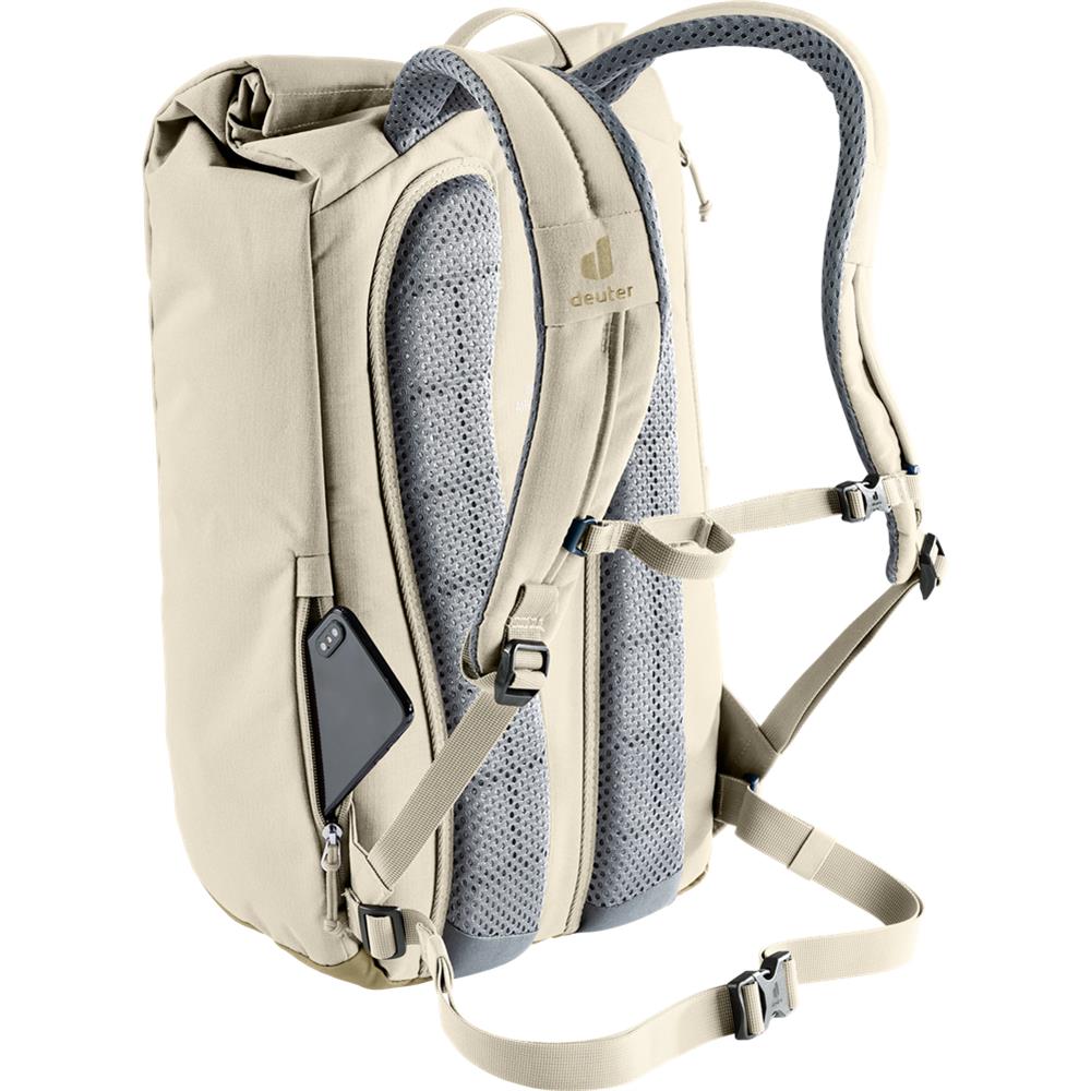 deuter Stepout 22, Rucksack, bone-desert (beige), 22L, mit Flaschenhalter und Laptopfach