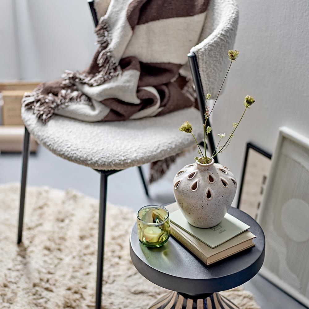 Bloomingville Idalina Teelichthalter grün aus Glas – Kerzenhalter für Tischdeko & Wohnzimmer