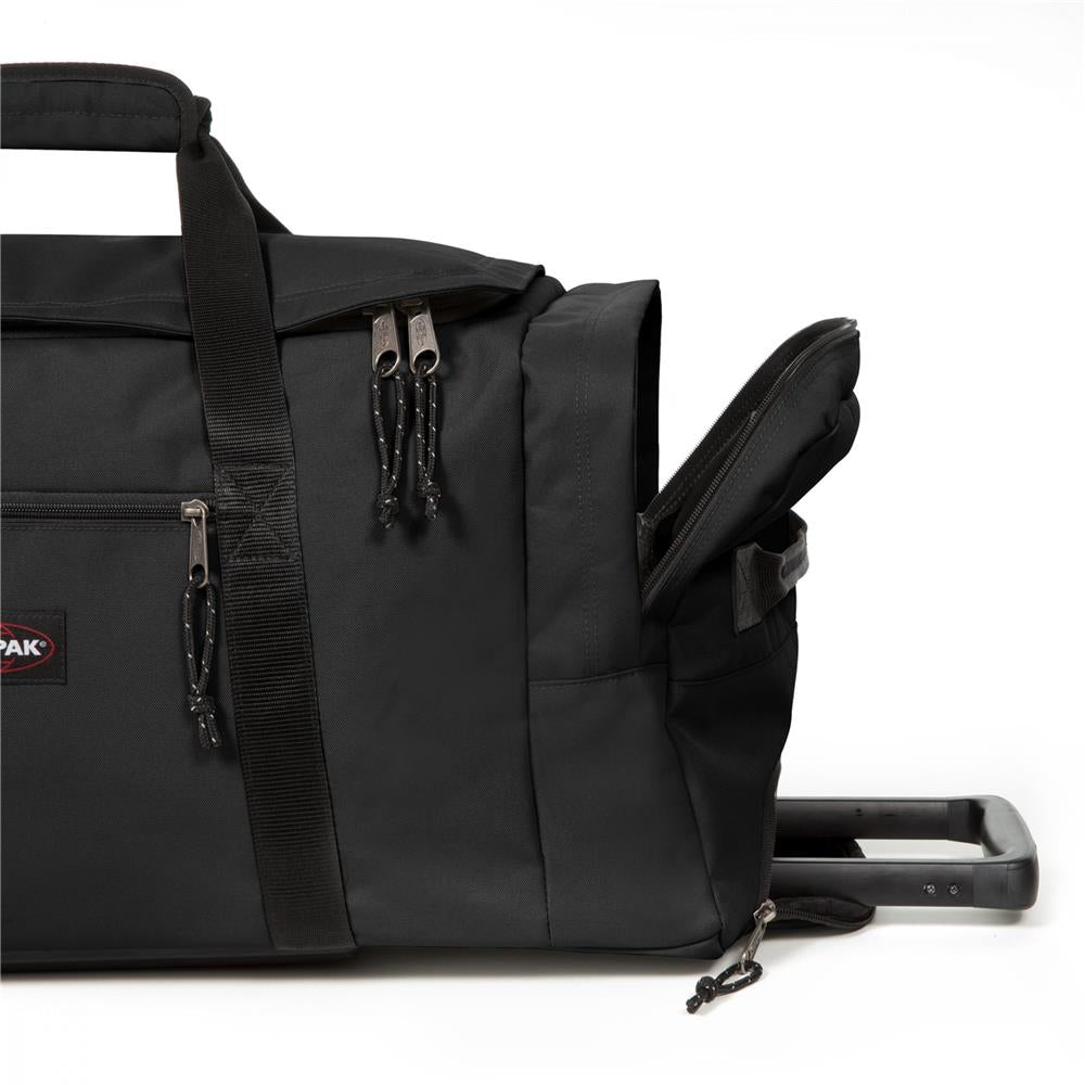 Eastpak LEATHERFACE L +, Reisetasche, Black (schwarz), 104L, mit 2 Rädern