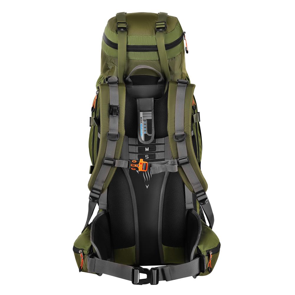 NILS CAMP Trekkingrucksack Ramsvik 60L in Grün - großer Outdoor Rucksack für Trekking & Camping