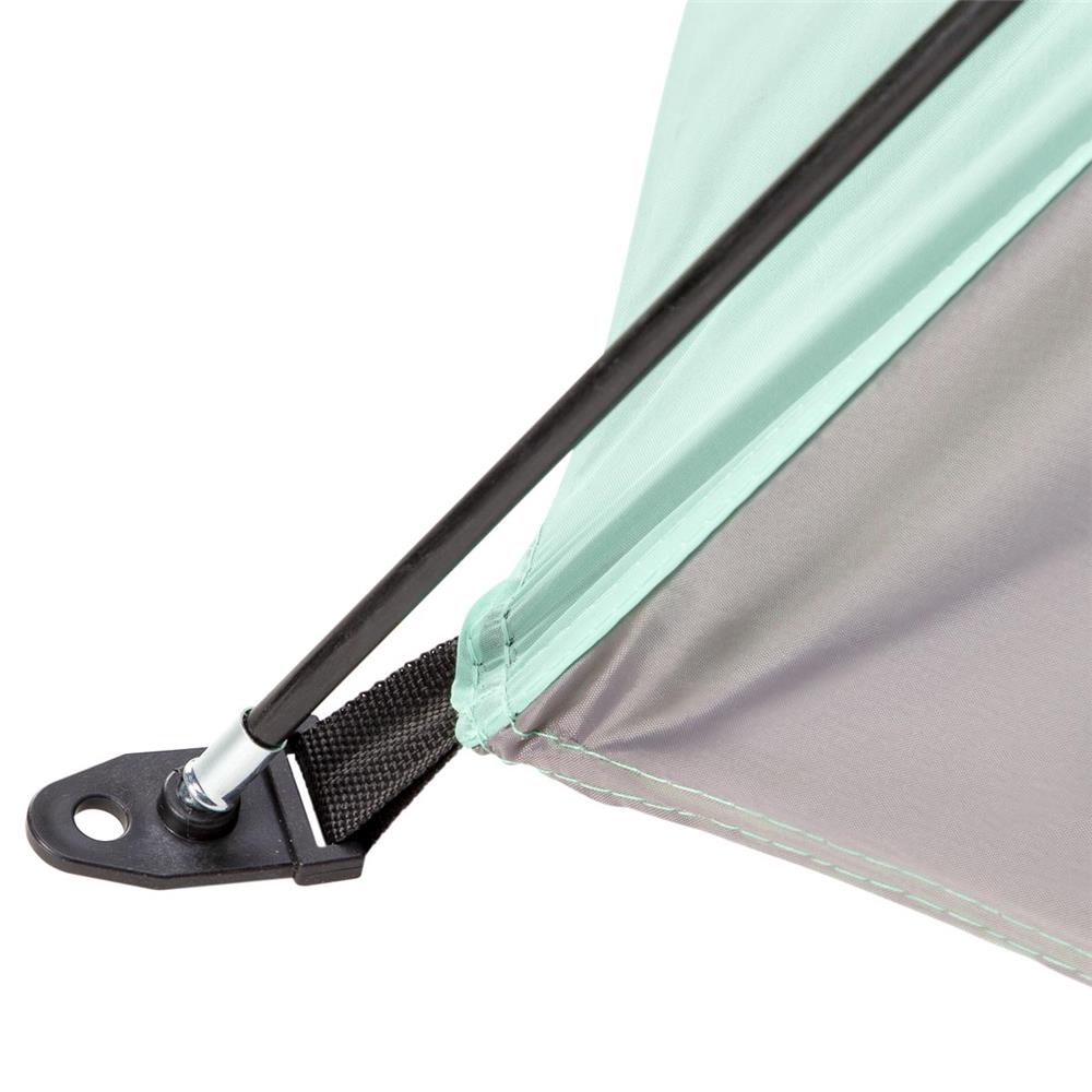 NILS Strandzelt in mint Pop-Up für Strand Camping und Outdoor UV Schutz kompakt