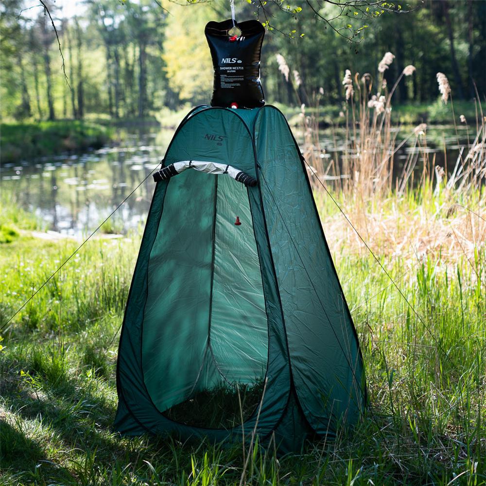 NILS CAMP Umkleidezelt grün Pop-Up für Camping Strand Outdoor Dusche WC