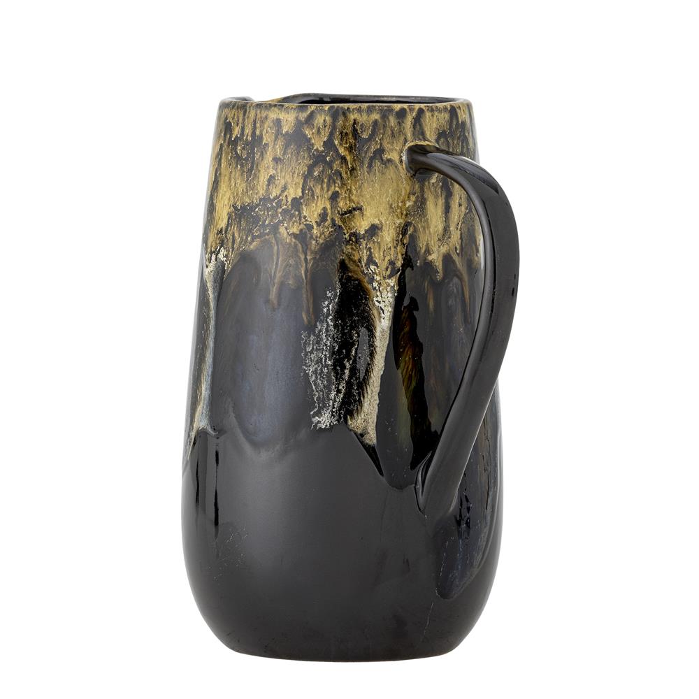 Bloomingville Wyatt Vase Braun Steingut D13xH22,5 cm Vintage