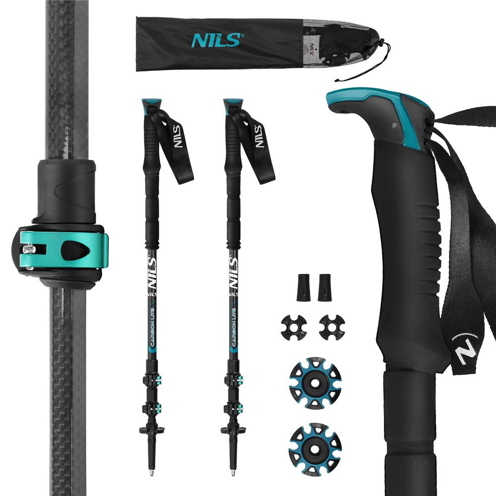 Trekkingstöcke Carbon 80% Profi Wanderstöcke | NILS TK8607