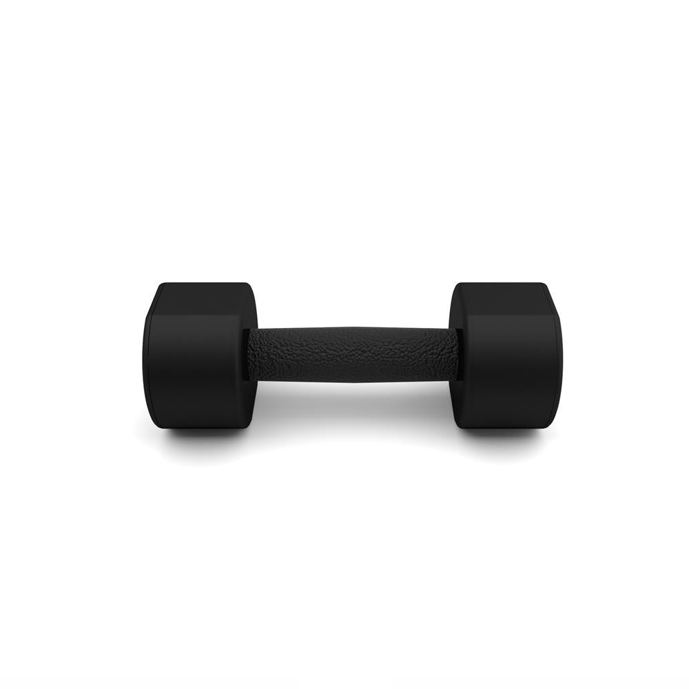 Kurzhantel Set 2x 4 kg TPU Schwarz gerändelt | HMS HPT