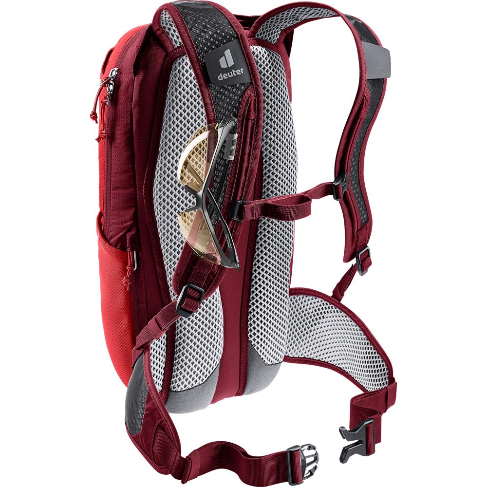 deuter Race 8, Fahrradrucksack, cherry-masala (rot), 8L