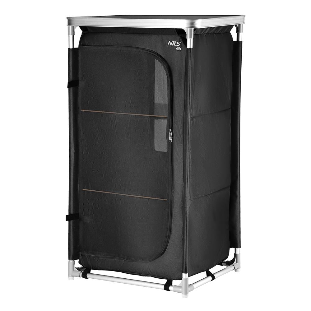 NILS CAMP Campingschrank mit Arbeitsplatte - faltbarer Outdoor Schrank für Camping & Reisen