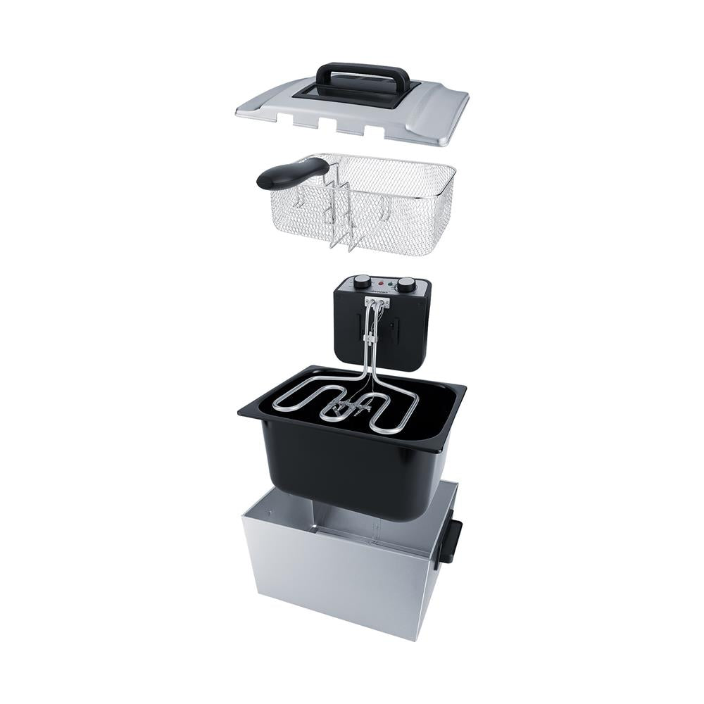 Steba Edelstahl-Fritteuse DF 300