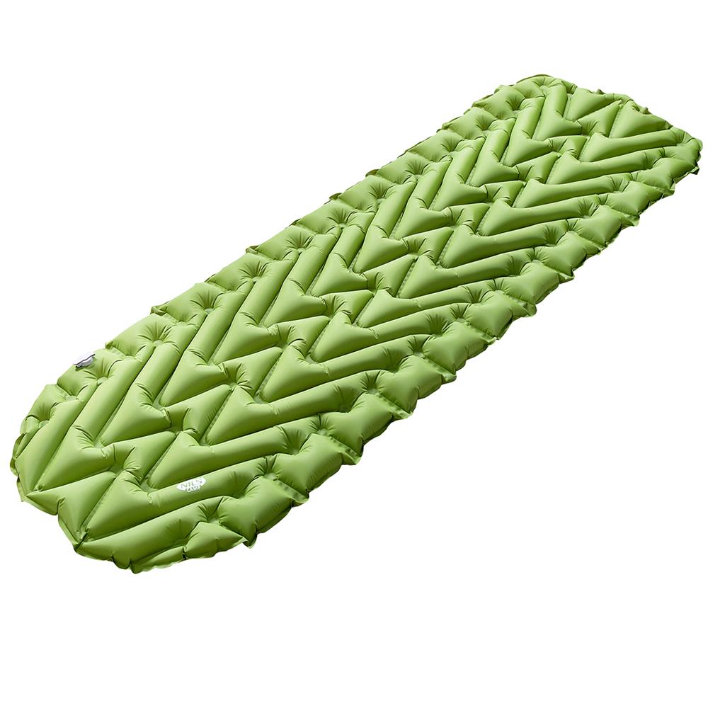 NILS CAMP Campingmatte aufblasbar 193 cm in grün Isomatte Outdoor Schlafmatte leicht