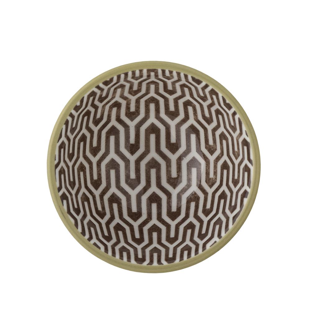 Bloomingville Maple Schüssel, Braun, 35ml, Steingut, dänisches Design