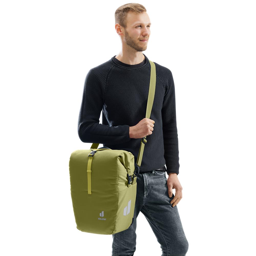 deuter Valbona 20+5, Fahrradtasche, cactus (grün), 25L, Hinterradtasche