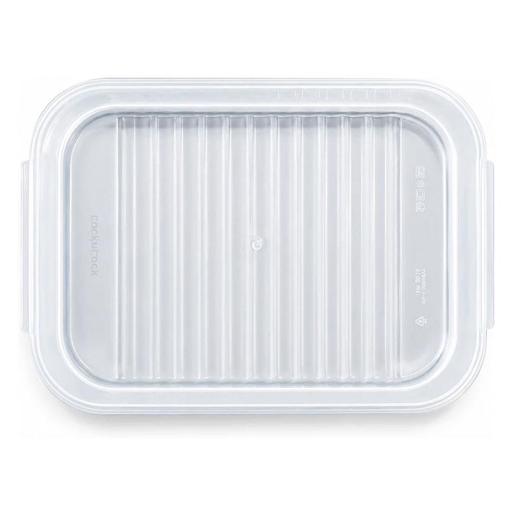 LocknLock Frischhaltedosen für Aufschnitt 1,2 L 3er Set - Aufschnittbox stapelbar BPA-frei