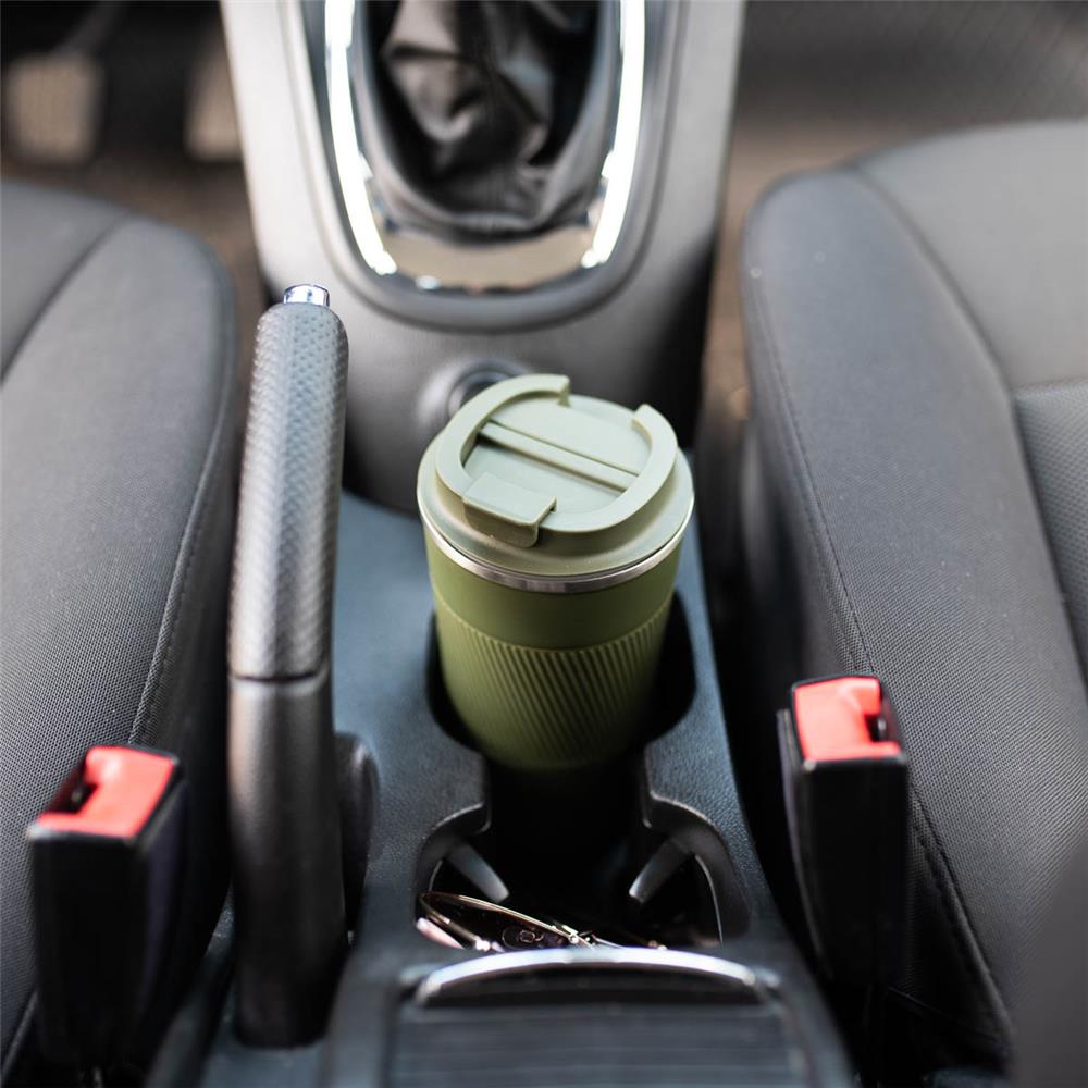 NILS Thermobecher 510 ml Edelstahl grün auslaufsicher Coffee-to-go-Becher für Camping Reisen Alltag