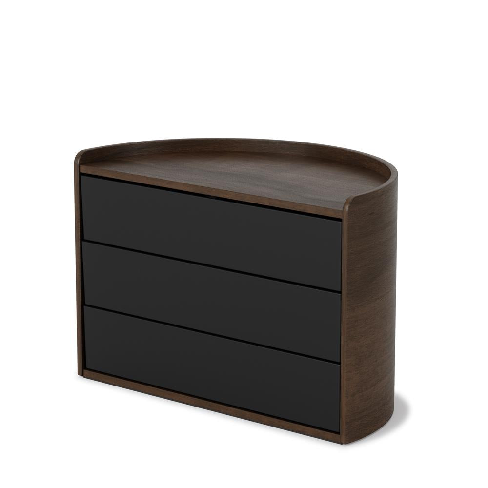 Umbra Moona Schmuckaufbewahrung 3-lagig Braun Holz Make-up Organizer