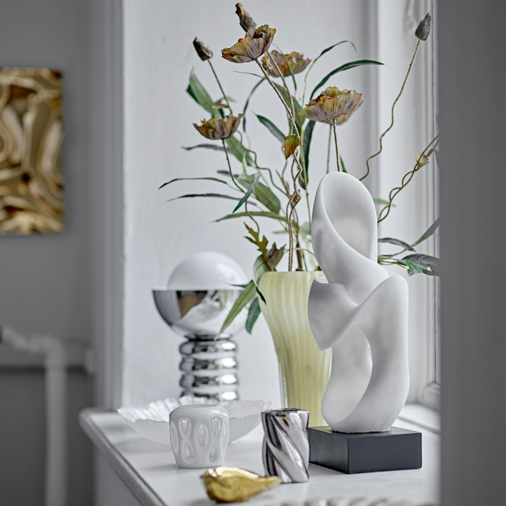 Bloomingville Averie Vase Gelb Glas Deko-Vase 17x28cm