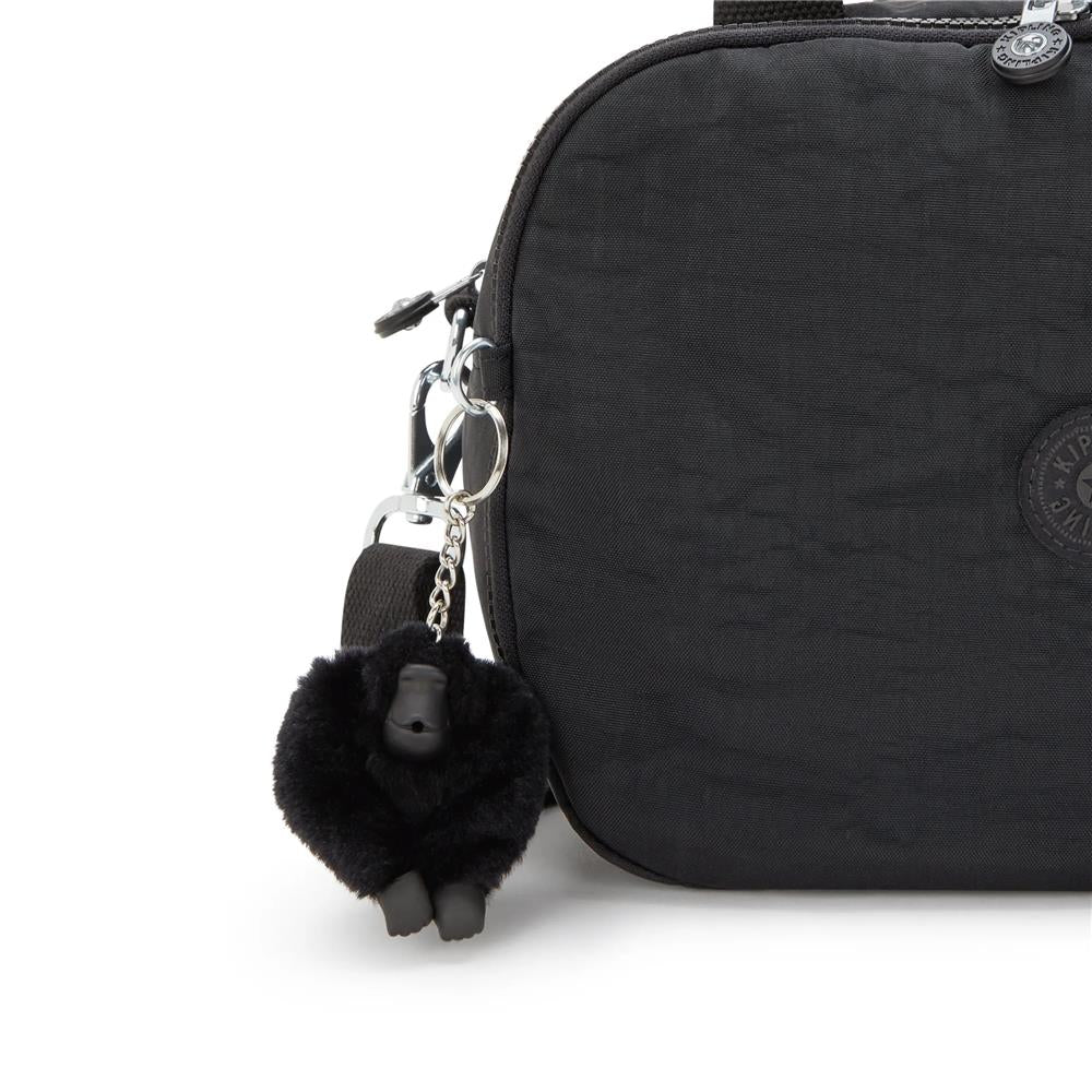 Kipling PALMBEACH, Beautycase, Black Noir (schwarz), Kulturtasche 7L Spiegel Trolleyhalterung