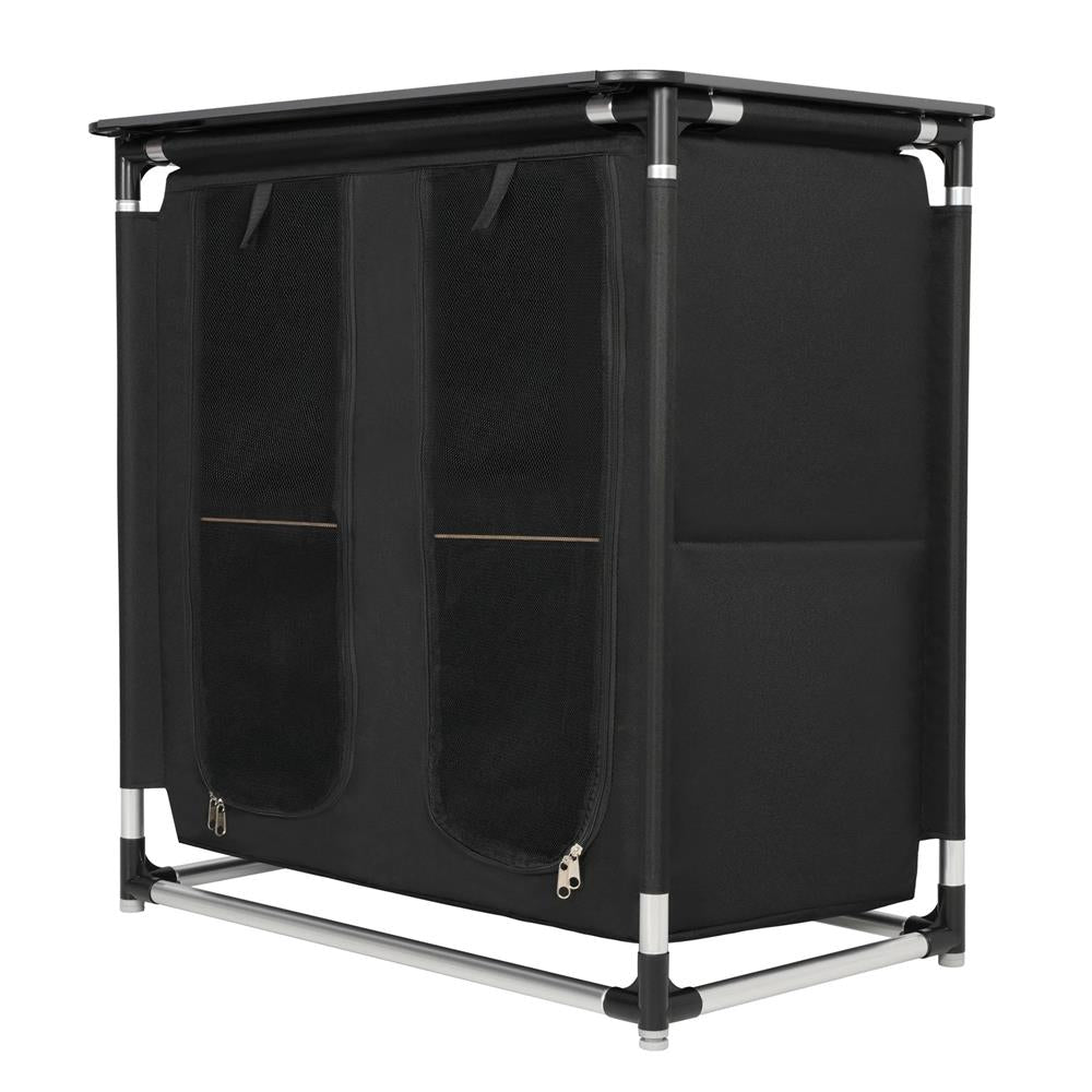 NILS CAMP Campingschrank mit Arbeitsfläche - faltbarer Outdoor Schrank für Camping & Reisen