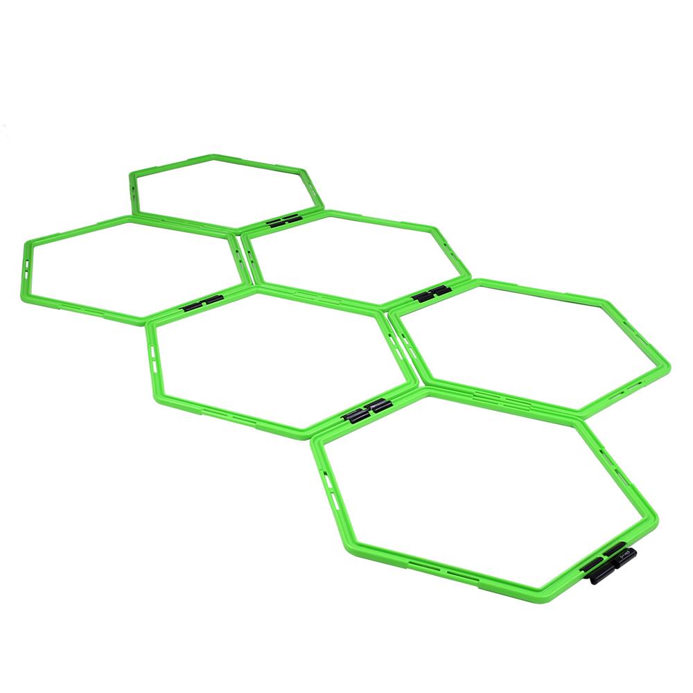 Koordinationsringe Set 6er Hexagon Agility Ringe | HMS SKR06
