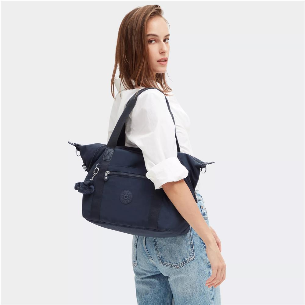 Kipling ART, Handtasche, Blue Bleu 2 (blau), Tasche mit abnehmbaren Trägern & viel Stauraum