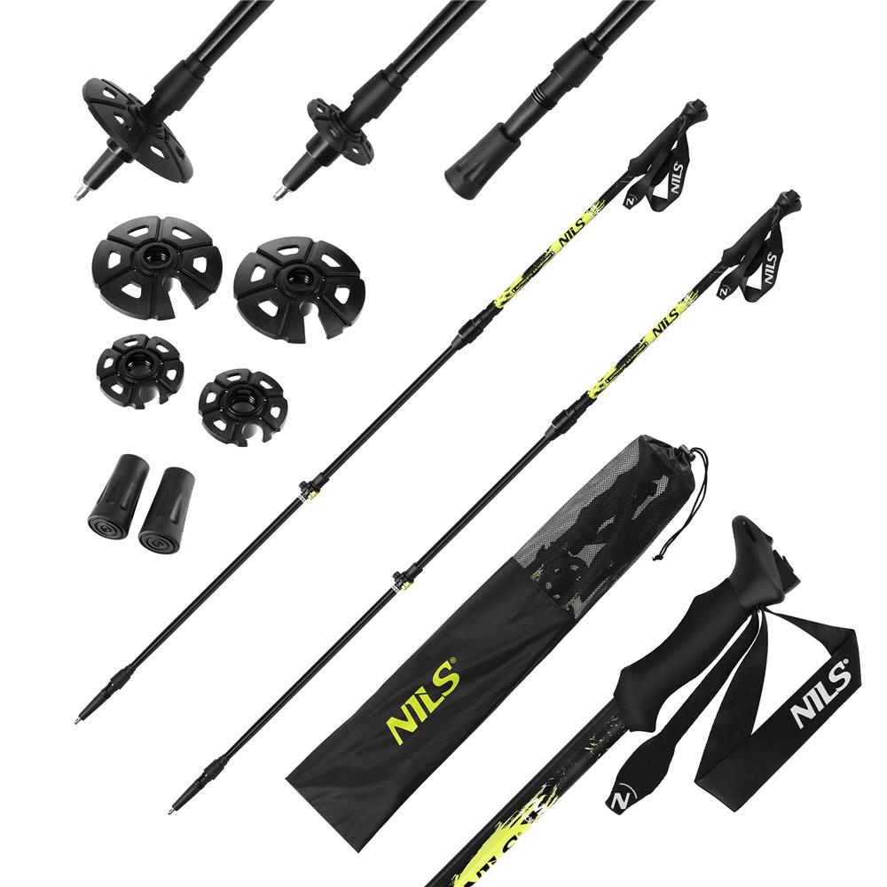 Trekkingstöcke Aluminium 7075 Automatik Wanderstöcke | NILS TK8608