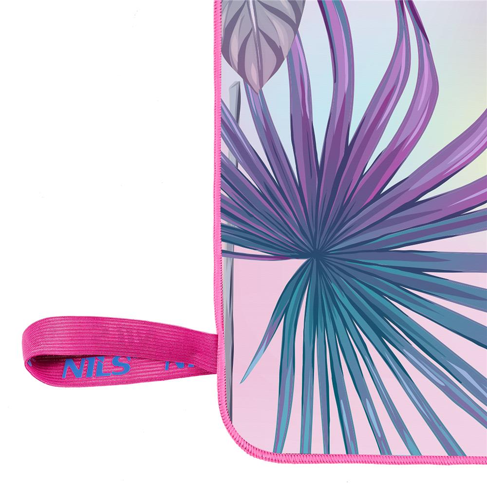 NILS Mikrofaserhandtuch 160x80 cm Ananas - schnelltrocknendes Handtuch für Camping, Strand & Sport