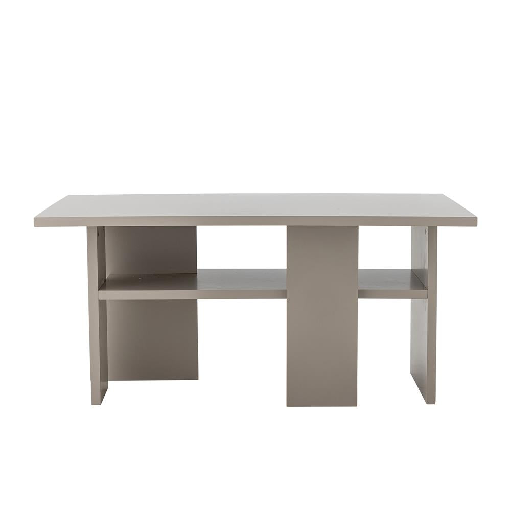 Bloomingville Norvida Couchtisch grau - skulpturaler Wohnzimmertisch aus MDF