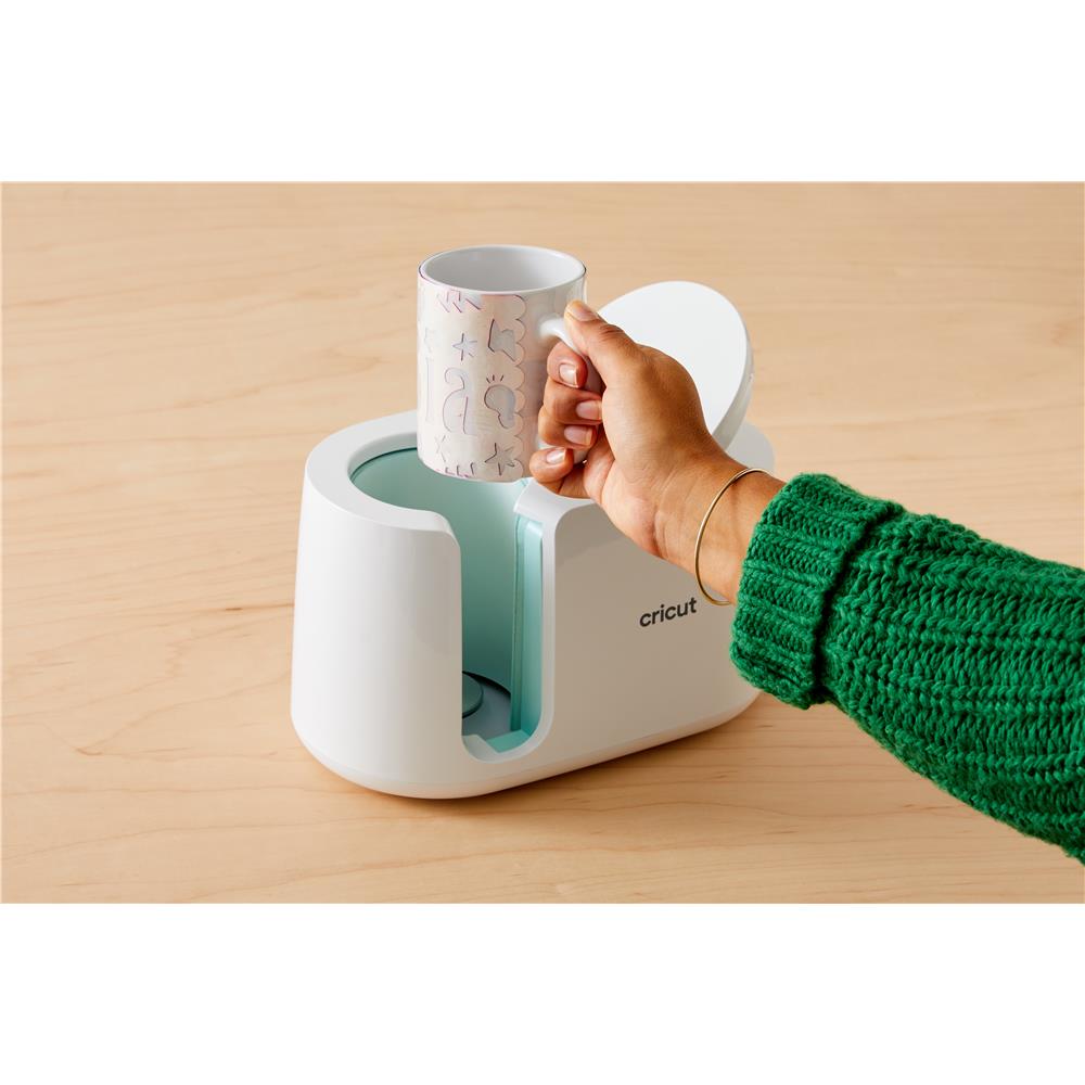 Cricut Tassen aus Keramik in Weiß Blank im 6er Set 440ml, Rohling für Mug Press