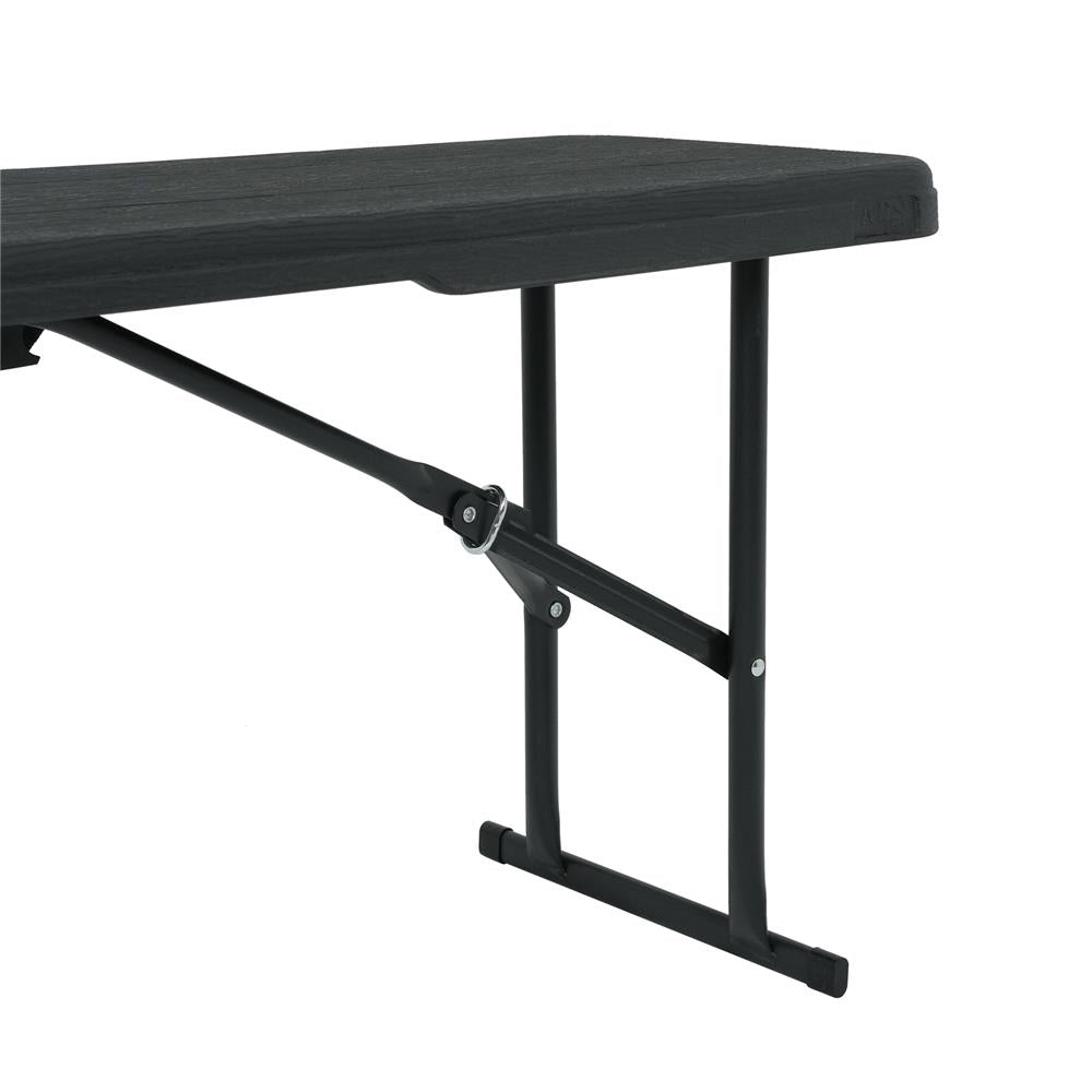 NILS CAMP Klappbank 180 cm für Garten Camping und Events faltbare Sitzbank Outdoor