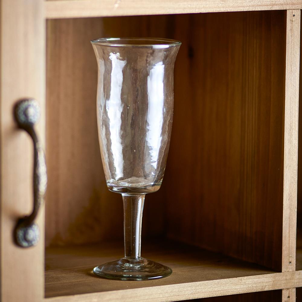 Bloomingville Asha Weinglas Klar Recyceltes Glas D7,5xH20 cm 4er Set – elegantes Weinglas