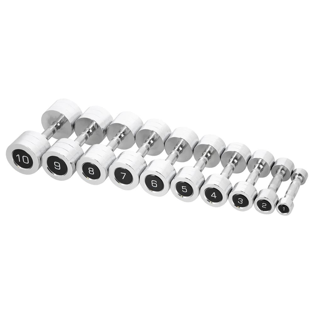 Kurzhantel Set 2x 6 kg verchromt Stahl | HMS CHD