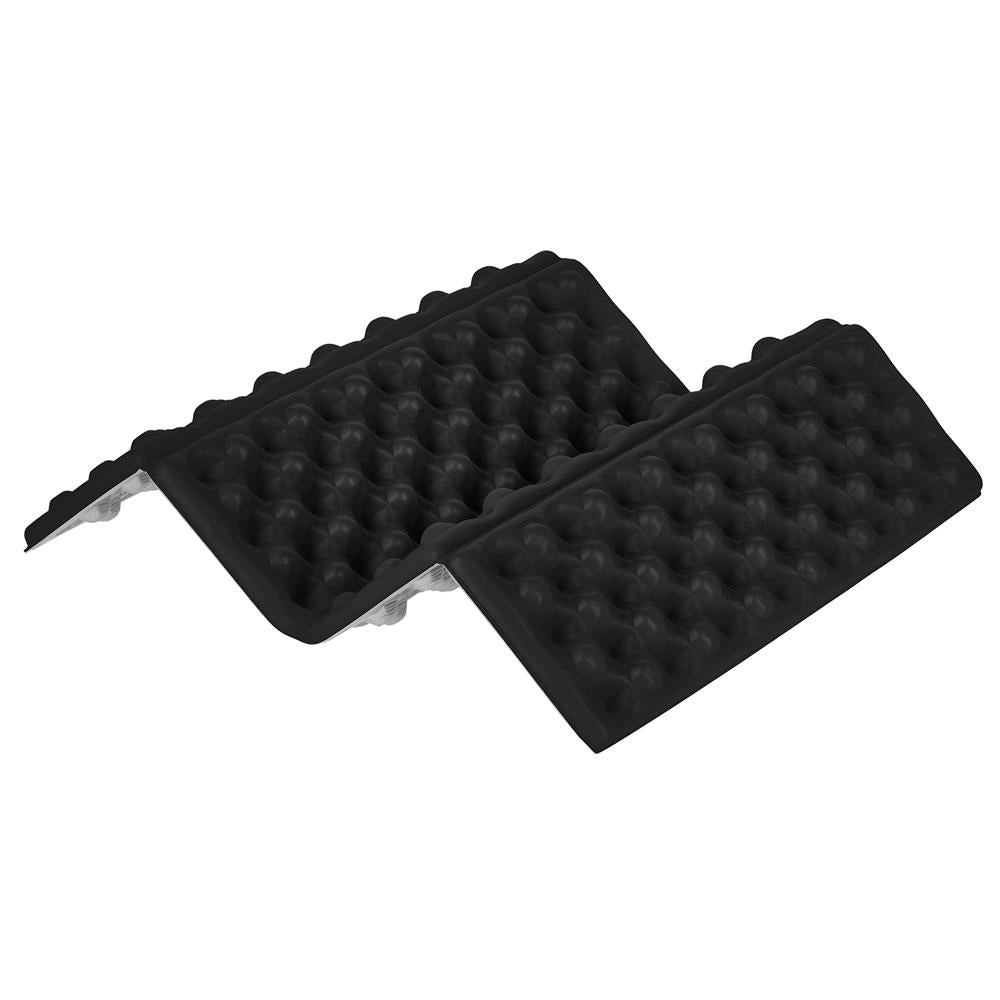 NILS CAMP Sitzmatte schwarz faltbar mit Isolierung für Camping Trekking Outdoor