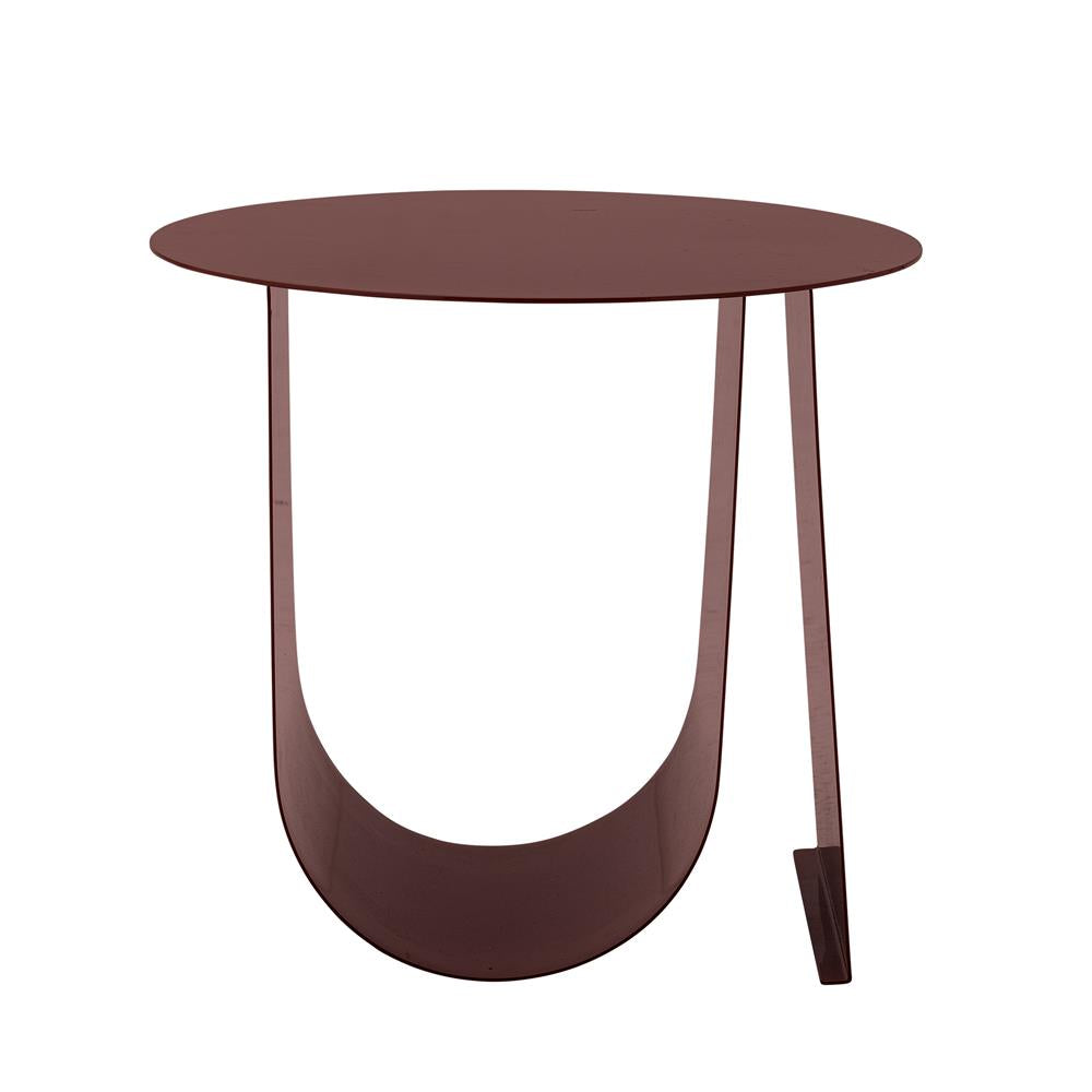 Bloomingville Cher Beistelltisch Metall rot modern 43 cm