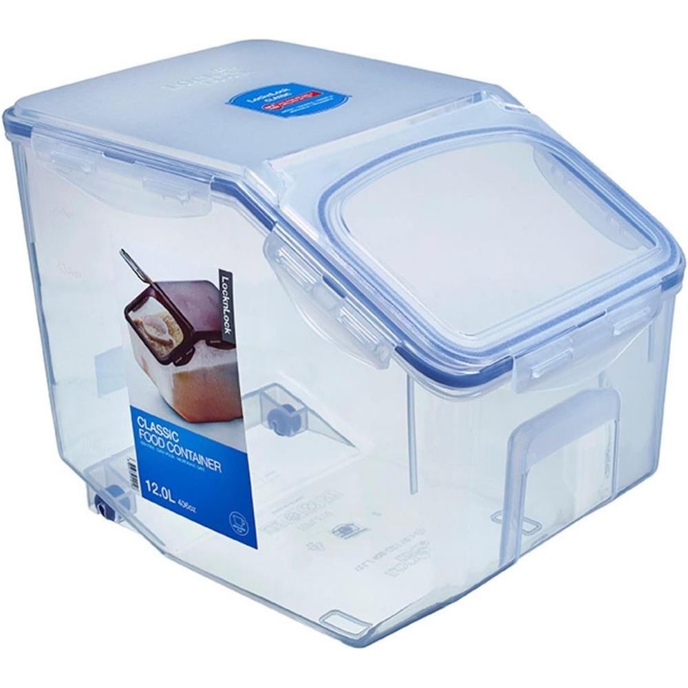 LocknLock Aufbewahrungsbox für Lebensmittel 12 L, Transparent, BPA-frei, Luftdicht