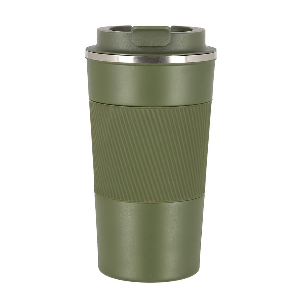 NILS Thermobecher 510 ml Edelstahl grün auslaufsicher Coffee-to-go-Becher für Camping Reisen Alltag