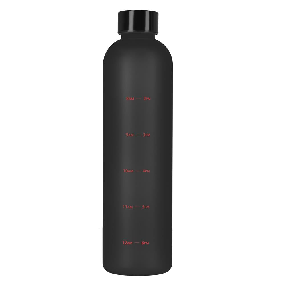 Trinkflasche 1L Tritan Schwarz BPA-frei | HMS NCD61