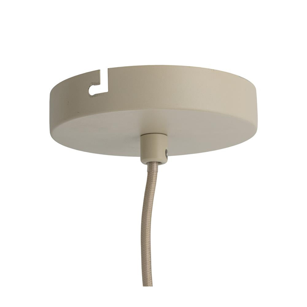 Bloomingville Piola Hängeleuchte natur - Deckenlampe mit Netzstruktur E27 für Wohnzimmer