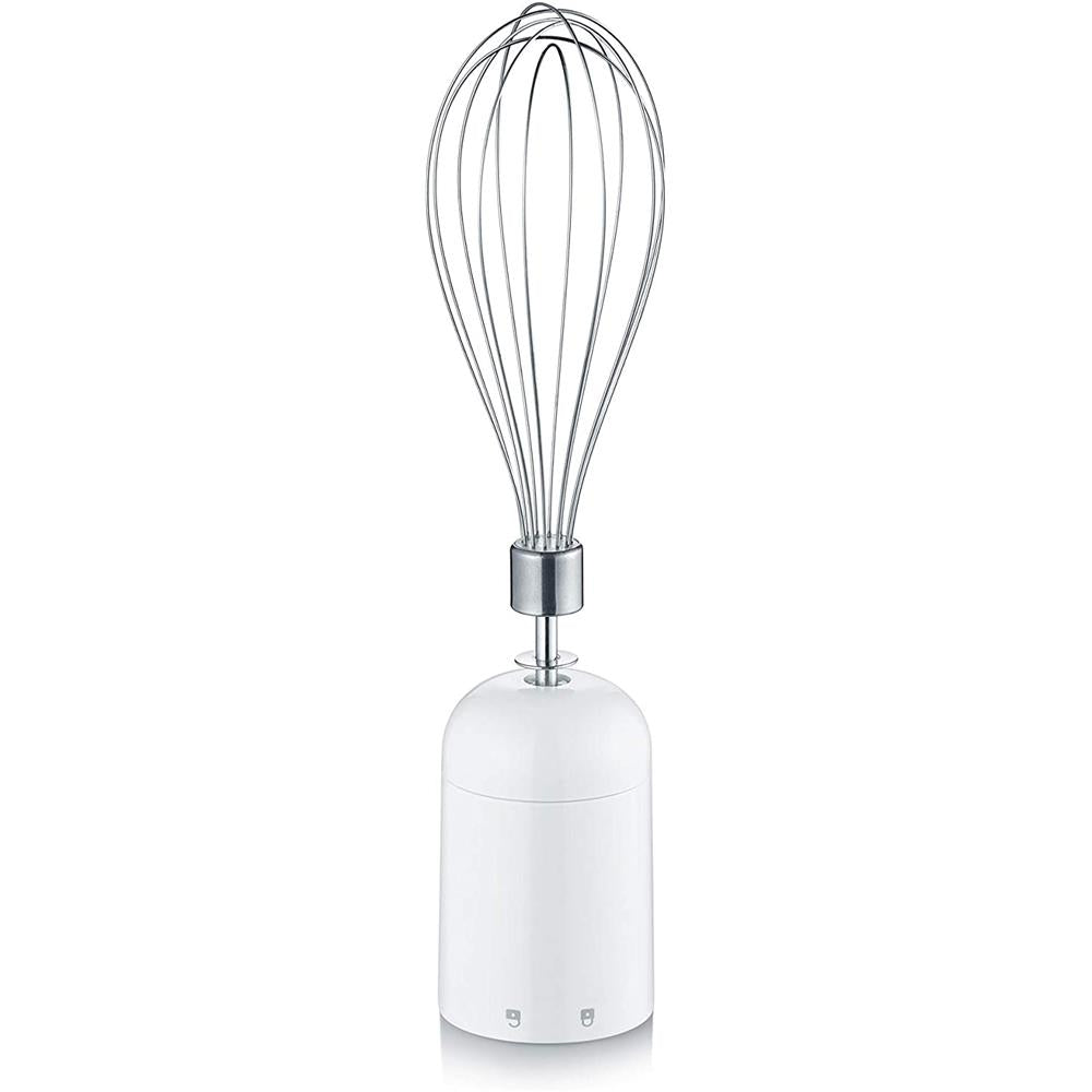 GRAEF Stabmixer HB 501 und 3-teiliges Zubehör-Set Mixstab Pürierstab Zerkleinerer Weiß/Edelstahl | B-Ware