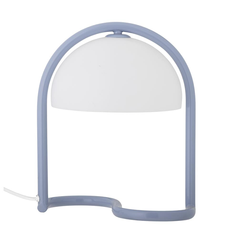 Bloomingville Favour Tischlampe Blau Acryl 24,5x29,5cm