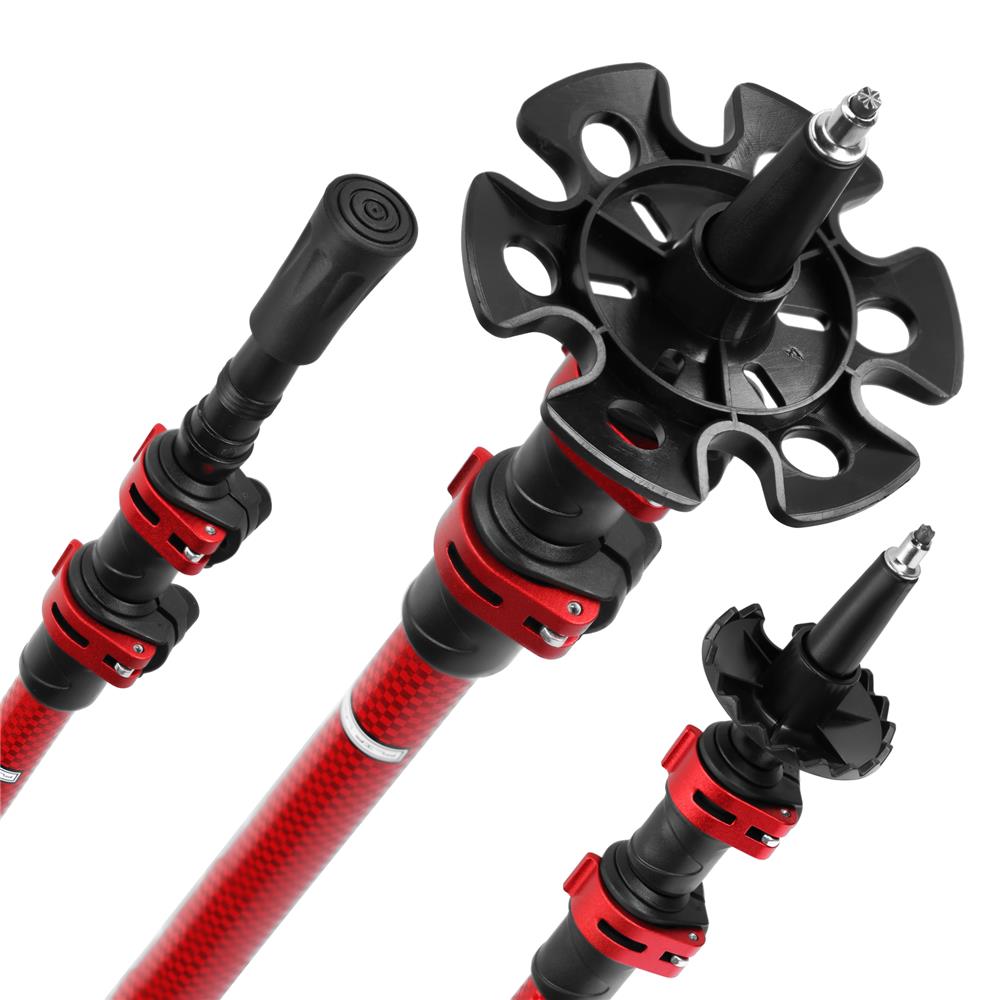 Trekkingstöcke Aluminium Wanderstöcke Rot | NILS TK8601