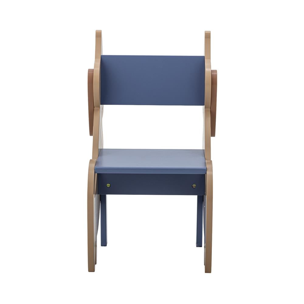 Bloomingville MINI Charlie Stuhl bunt - Kinderstuhl Hund Design Holz Stuhl Kinderzimmer Sitzmöbel