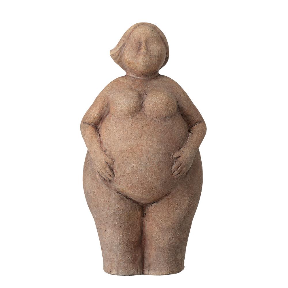 Bloomingville Sidsel Dekofigur 25 cm Braun Terrakotta Frauenfigur Skulptur