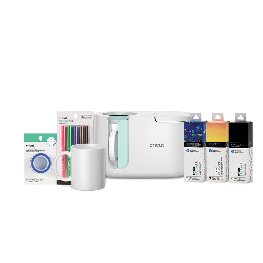 Cricut Mug Press - Starter Bundle - Heizpresse für Tassen, personalisierte Geschenke selber gestalten