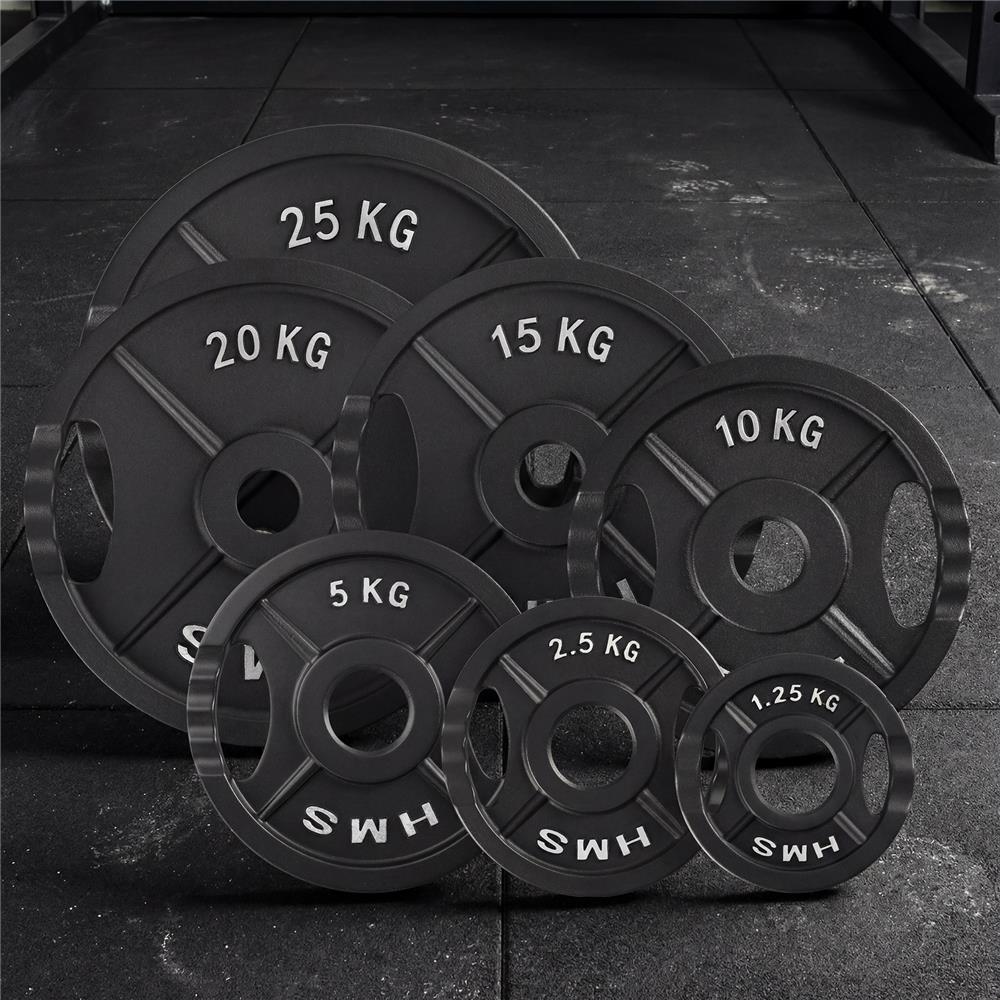Hantelscheibe 15 kg Gusseisen 50 mm mit Griffen | HMS TOD15