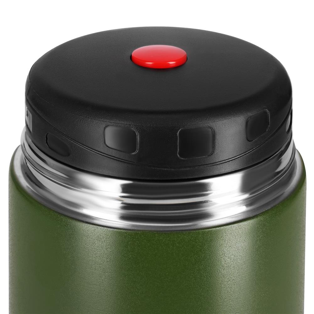 NILS CAMP Thermobehälter 1L Edelstahl grün Lunchbox für Essen warm kalt