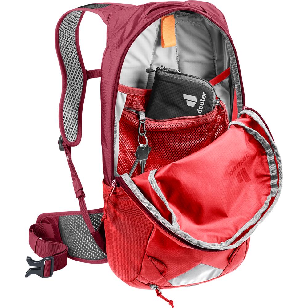 deuter Race 12, Fahrradrucksack, cherry-masala (rot), 12L