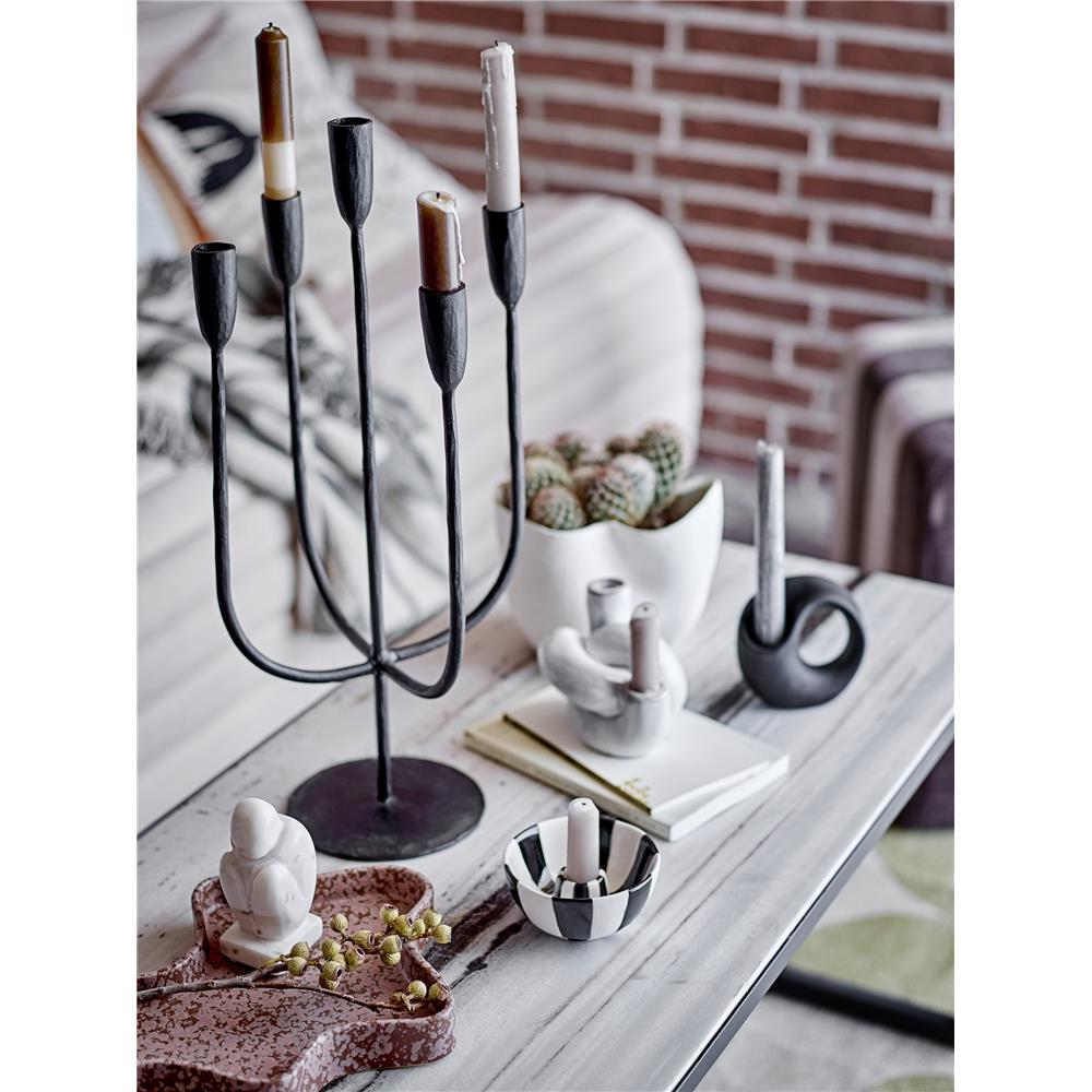 Bloomingville Lakey Tablett, Braun, Steingut L29xH3xW22 cm