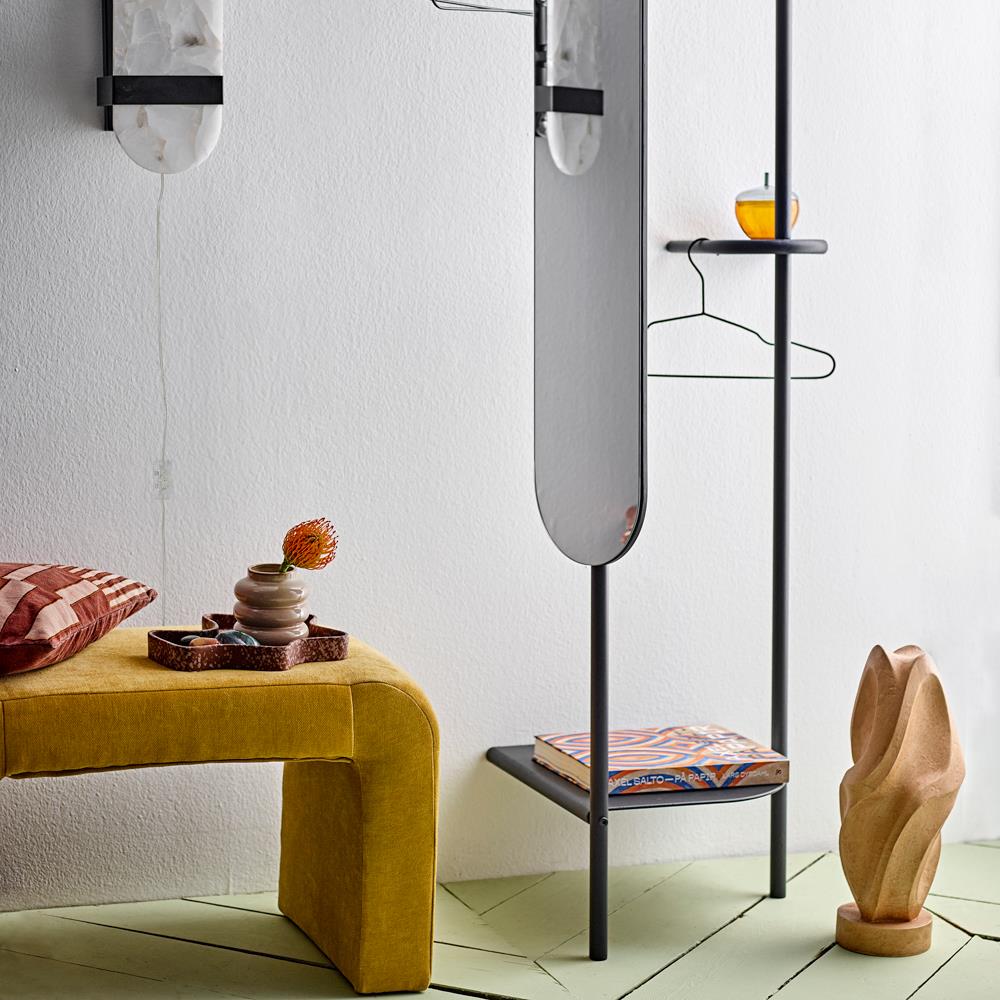 Bloomingville Delier Deko braun D17 cm aus Harz – skulpturales Deko‑Objekt für Wohnzimmer